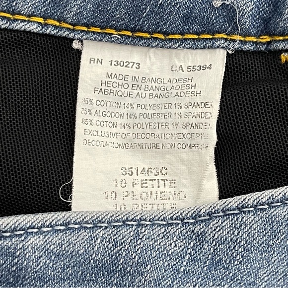 LEE PERFECT FIT WOMENS JEANS SIZE 10P - Picture 6 of 8